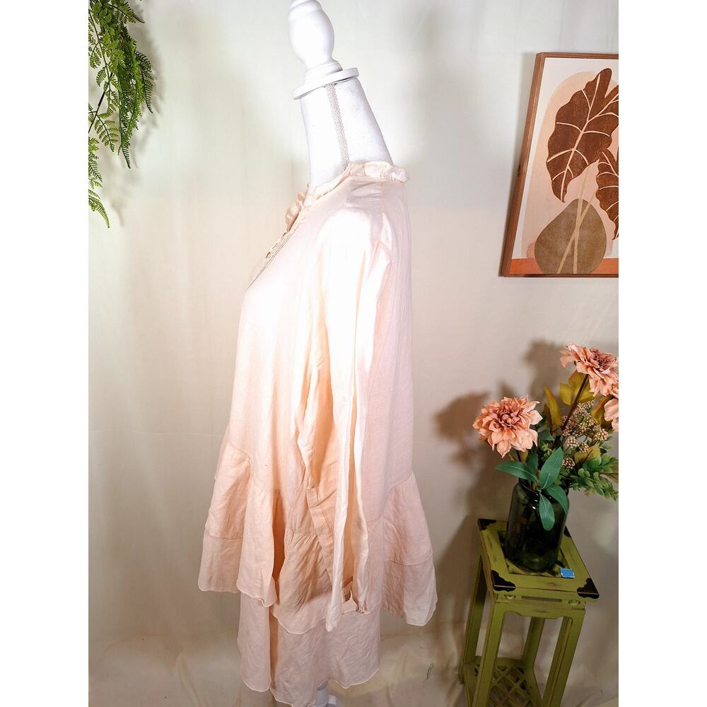JP and Mattie Women's Tunic Top Light Pink Large - Picture 5 of 7